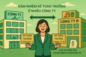 Có được làm kế toán trưởng 2 công ty không?